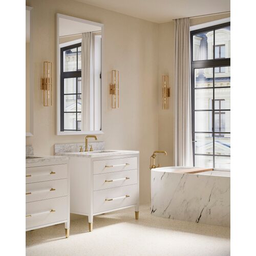 Verona 36" Vanity with Rectangular Undermount Sink, White 8 Verona 36" Vanity with Rectangular Undermount Sink, White