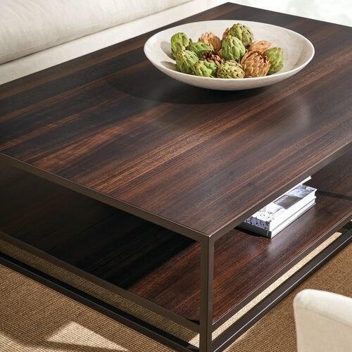 Niles Rectangular Coffee Table, Amber 3 Niles Rectangular Coffee Table, Amber