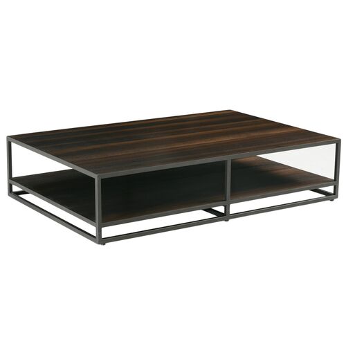 Niles Rectangular Coffee Table, Amber 4 Niles Rectangular Coffee Table, Amber