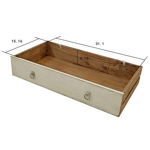 Wymarc Dresser, Whitewash/Natural 4 Wymarc Dresser, Whitewash/Natural