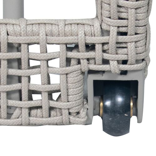 S/2 Chip Outdoor Chaises, Light Gray Rope 5 S/2 Chip Outdoor Chaises, Light Gray Rope
