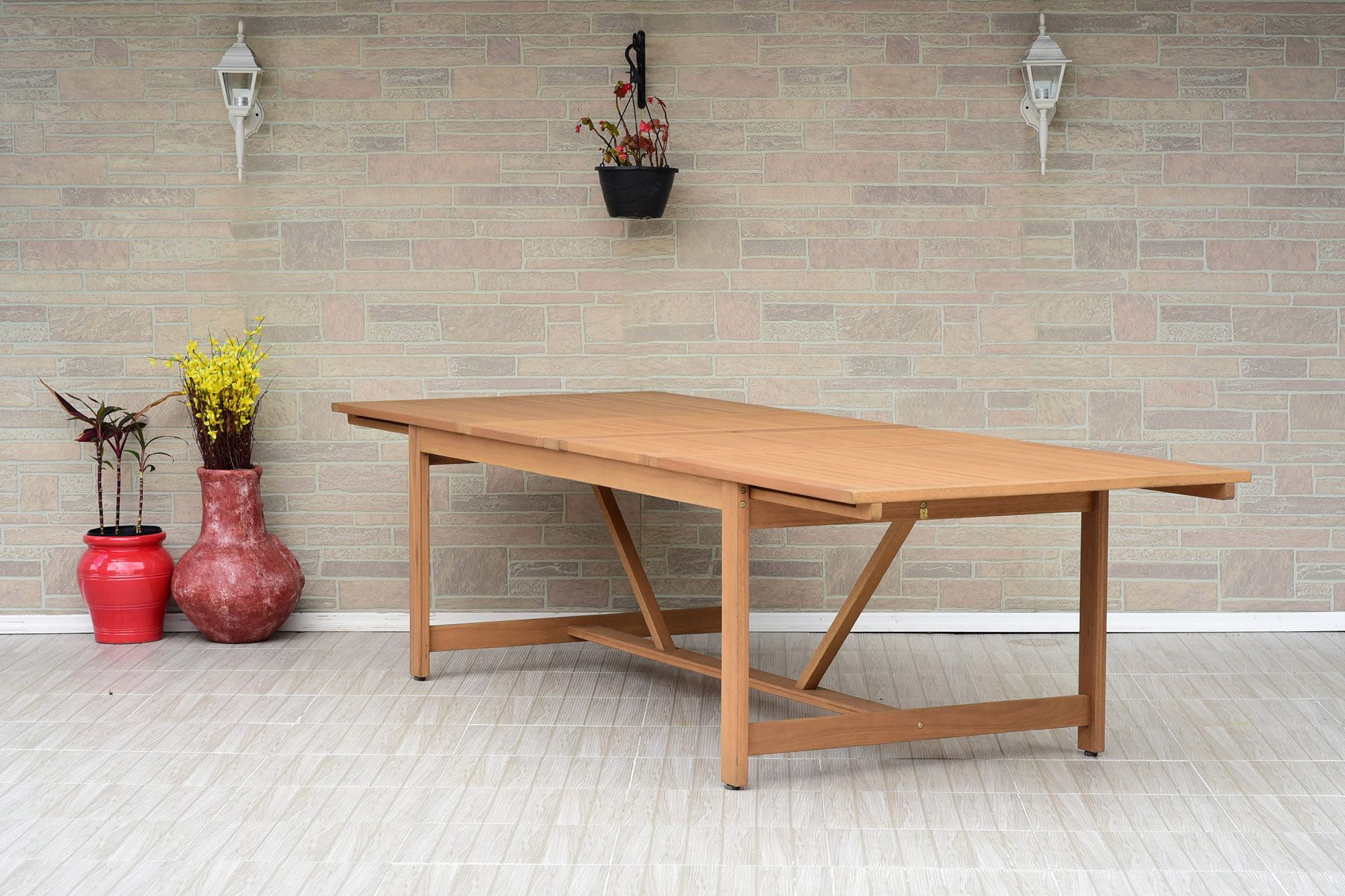 Astor 9-Pc Rectangular Extension Outdoor Eucalyptus Dining Set 5 Astor 9-Pc Rectangular Extension Outdoor Eucalyptus Dining Set