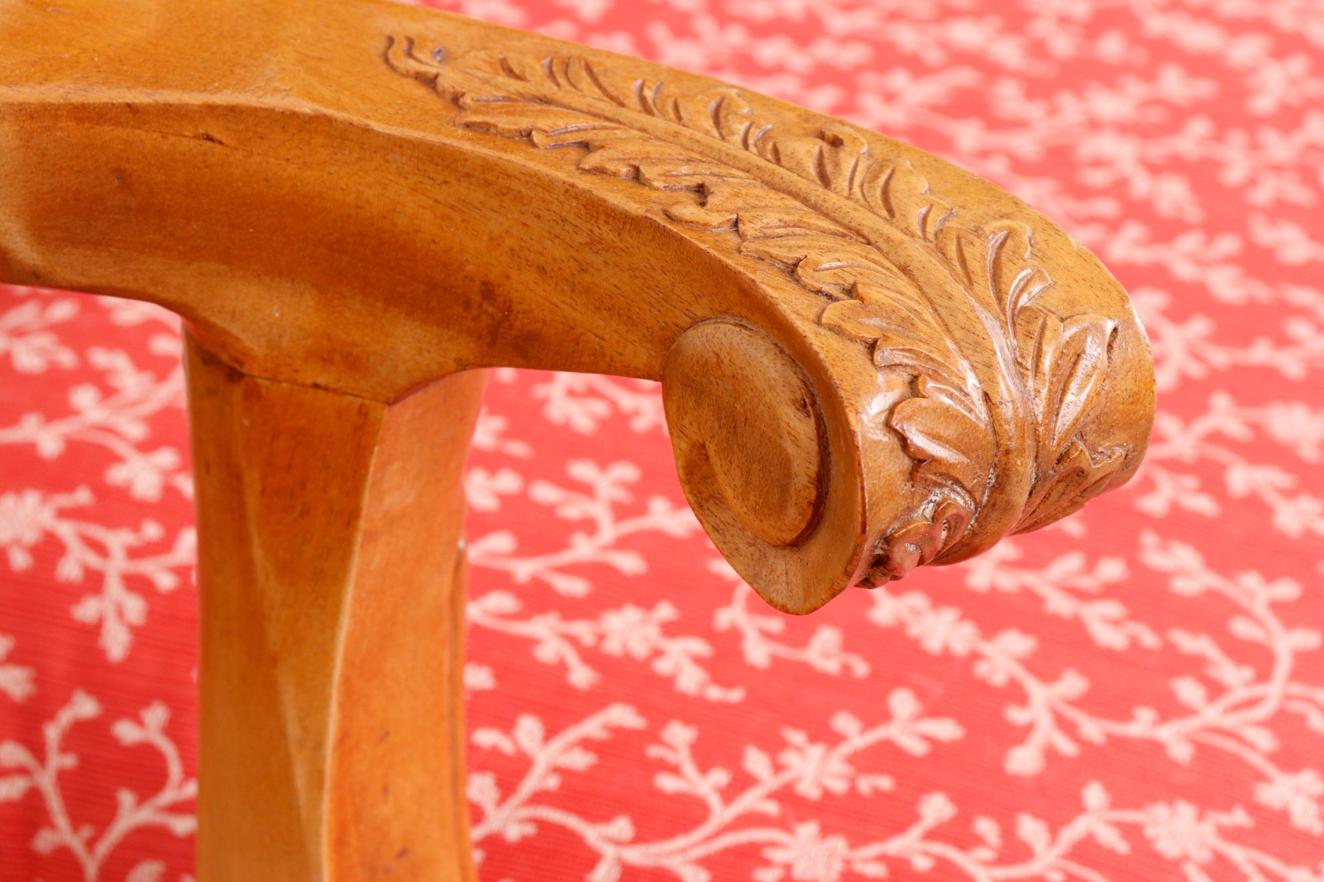 Queen Anne Style Two Seat Settee 6 Queen Anne Style Two Seat Settee
