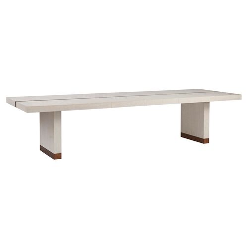 Carmel Vista Rectangular Extension Dining Table, Winter-White 2 Carmel Vista Rectangular Extension Dining Table, Winter-White