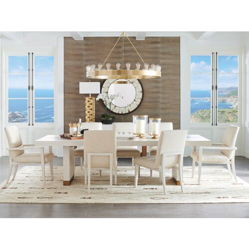 Carmel Vista Rectangular Extension Dining Table, Winter-White 7 Carmel Vista Rectangular Extension Dining Table, Winter-White