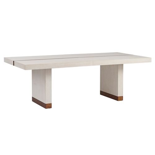 Carmel Vista Rectangular Extension Dining Table, Winter-White 8 Carmel Vista Rectangular Extension Dining Table, Winter-White