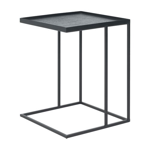 Tray Square Side Table, Black 1 Tray Square Side Table, Black