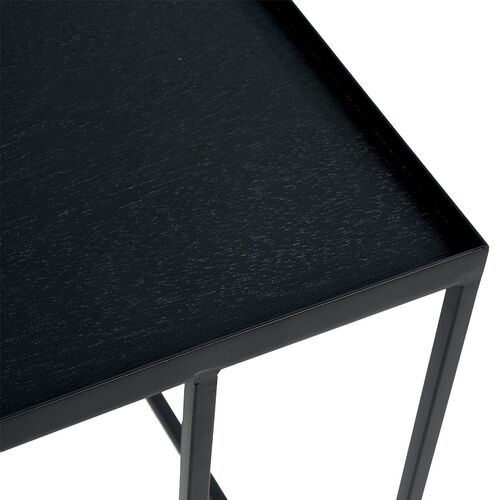 Tray Square Side Table, Black 4 Tray Square Side Table, Black
