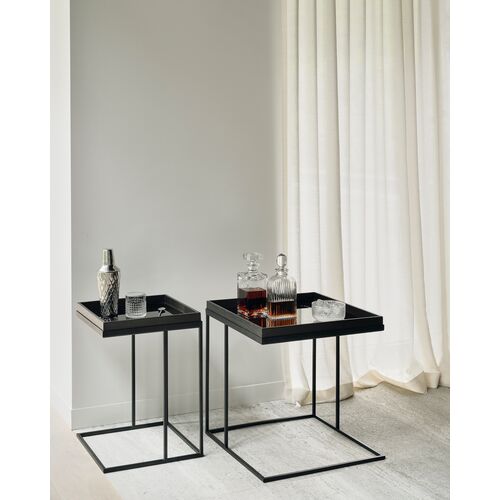Tray Square Side Table, Black 5 Tray Square Side Table, Black