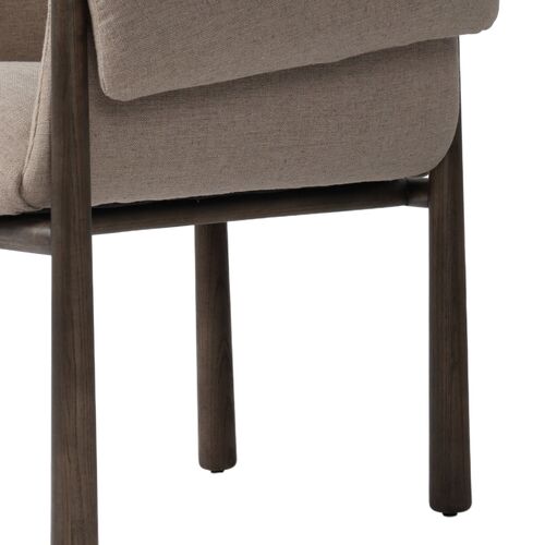Kellan Linen Dining Chair, Alcala Taupe 7 Kellan Linen Dining Chair, Alcala Taupe