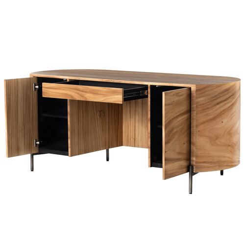 Luka Executive Desk, Natural 4 Luka Executive Desk, Natural
