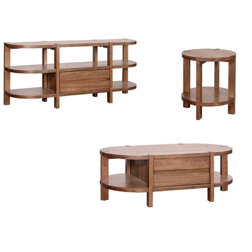Nyomi Console Table, Warm Walnut 6 Nyomi Console Table, Warm Walnut