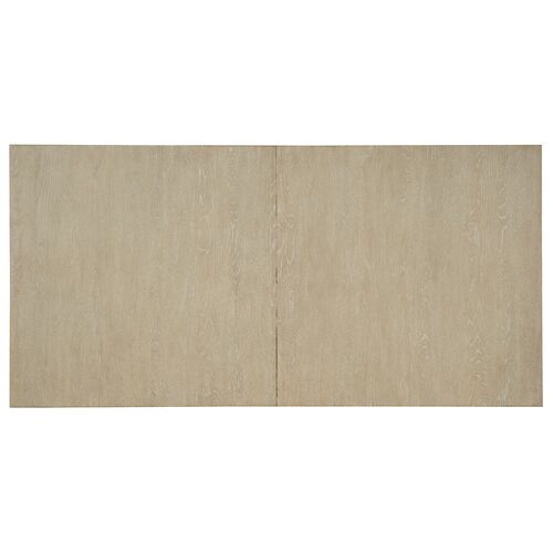 Cascade Rectangular Extension Dining Table, Terrain/Textured Crackled Gesso 4 Cascade Rectangular Extension Dining Table, Terrain/Textured Crackled Gesso