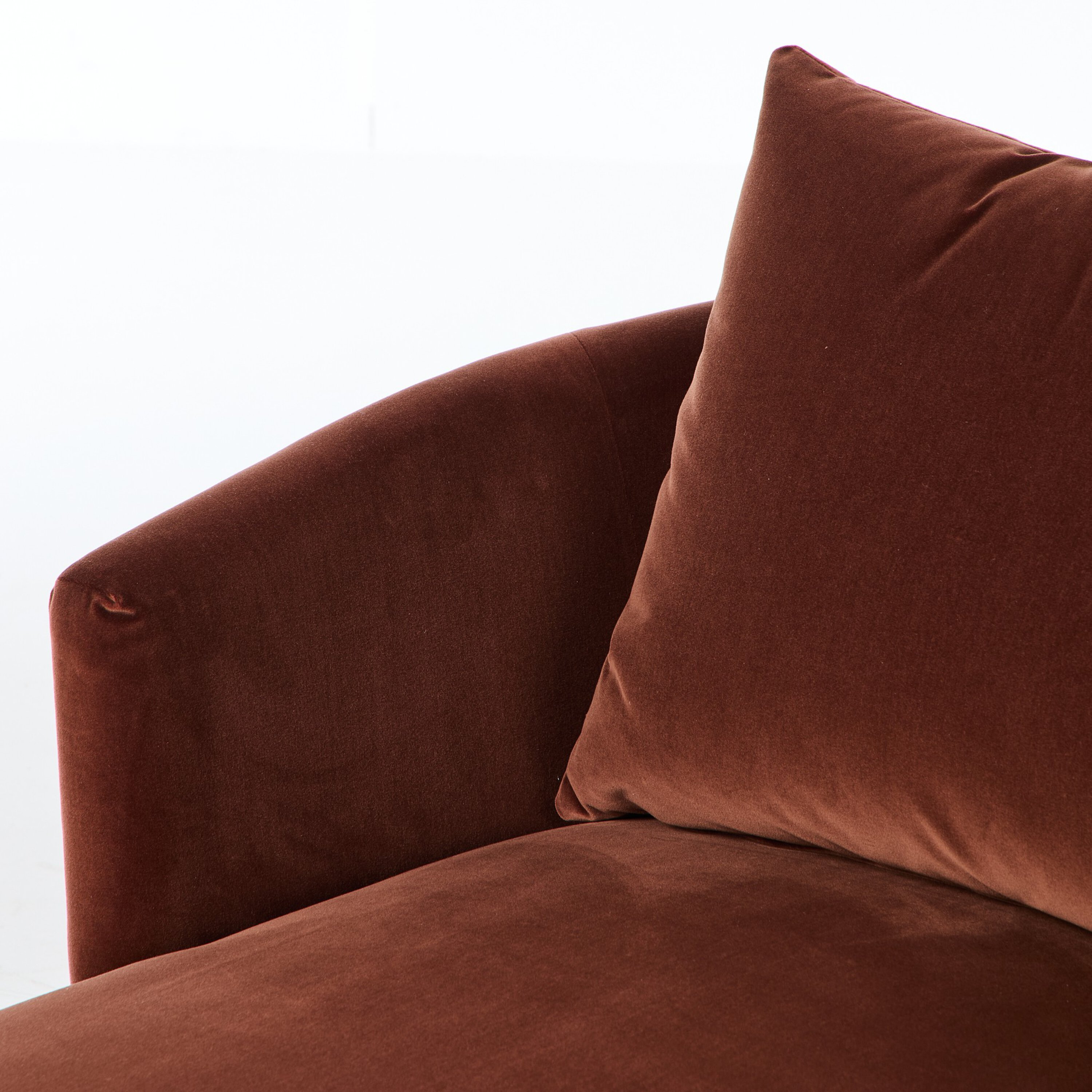Pax Chaise Lounge, Surrey Auburn Velvet 11 Pax Chaise Lounge, Surrey Auburn Velvet