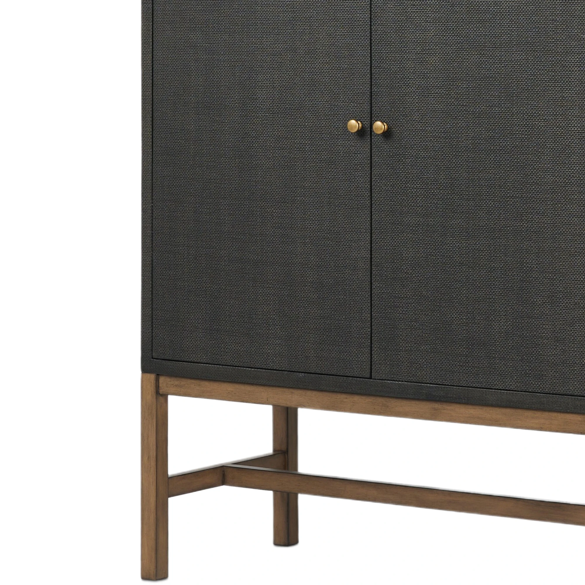 Pasco Painted Raffia Bar Cabinet 10 Pasco Painted Raffia Bar Cabinet