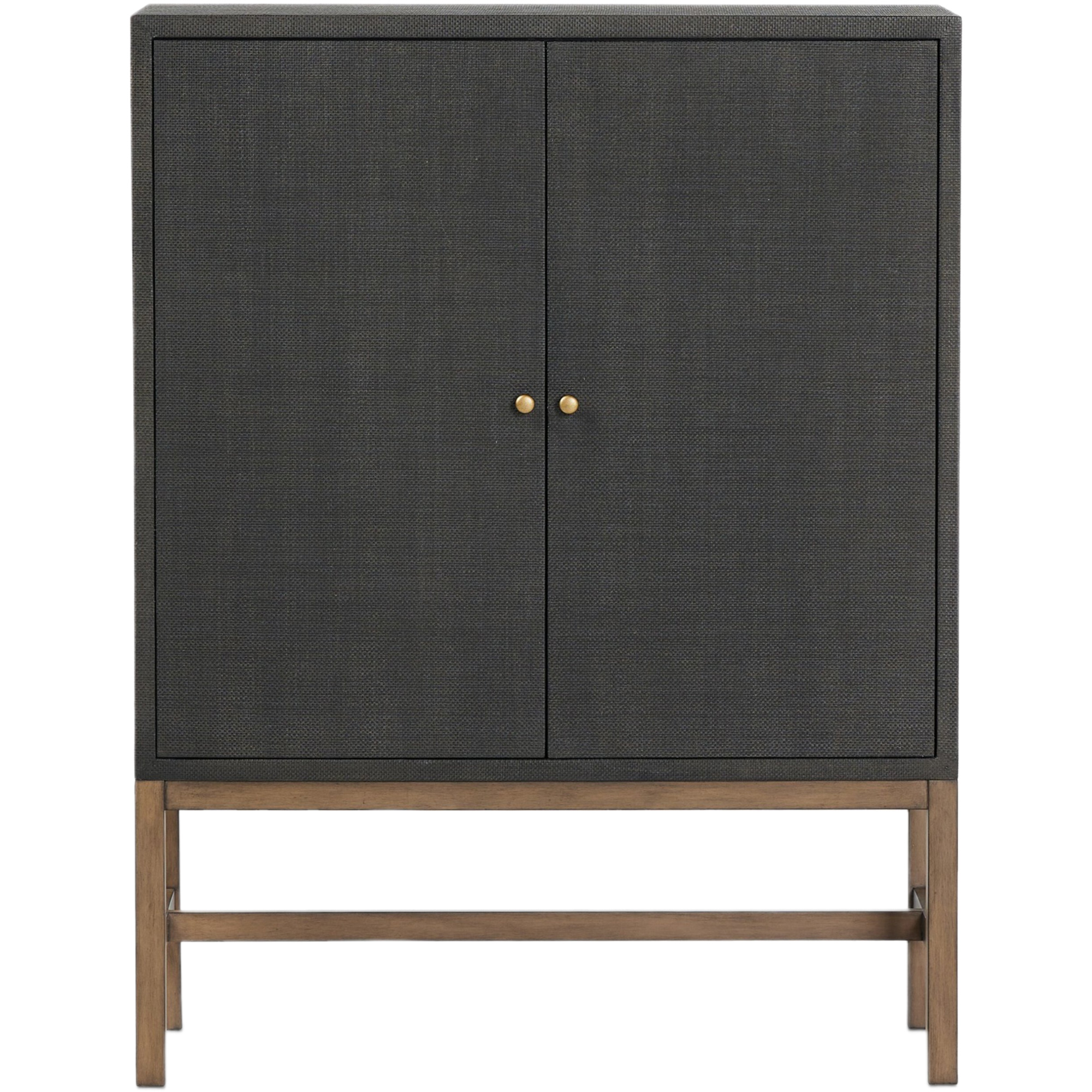 Pasco Painted Raffia Bar Cabinet 4 Pasco Painted Raffia Bar Cabinet