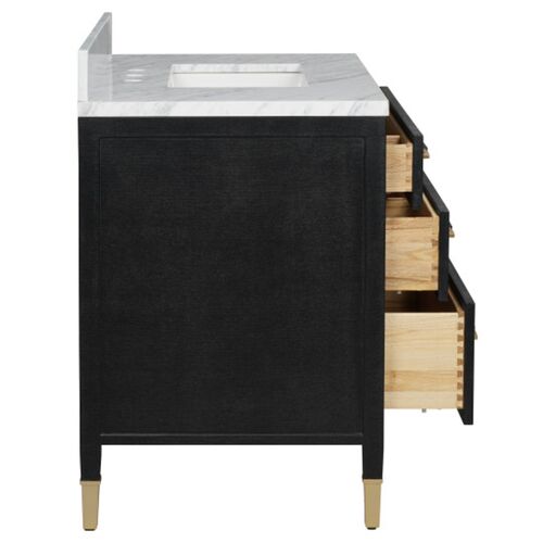 Verona 36" Vanity with Rectangular Undermount Sink, Black 5 Verona 36" Vanity with Rectangular Undermount Sink, Black