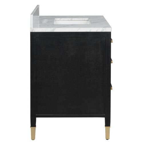 Verona 36" Vanity with Rectangular Undermount Sink, Black 6 Verona 36" Vanity with Rectangular Undermount Sink, Black