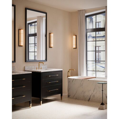Verona 36" Vanity with Rectangular Undermount Sink, Black 7 Verona 36" Vanity with Rectangular Undermount Sink, Black
