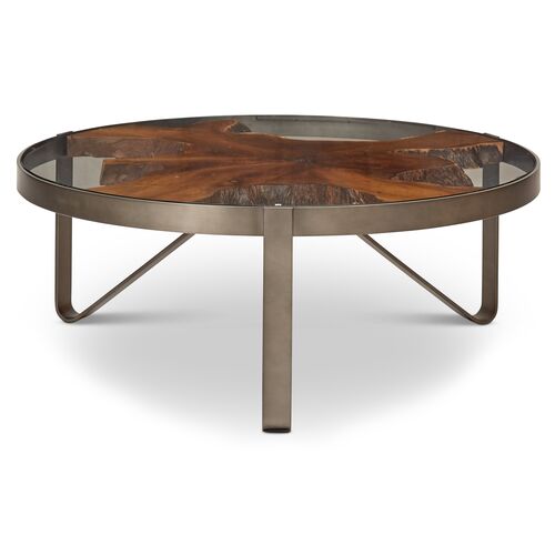 Candess Coffee Table, Galvanized Gray 1 Candess Coffee Table, Galvanized Gray