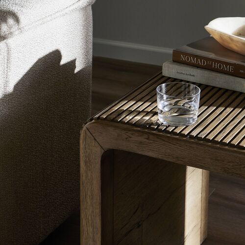 Maisie Reeded End Table, Rustic Grey 14 Maisie Reeded End Table, Rustic Grey