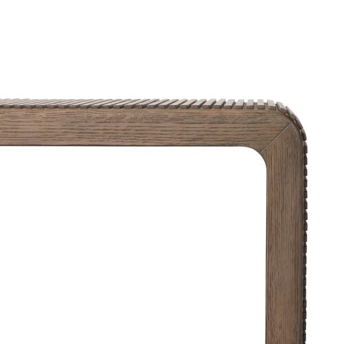 Maisie Reeded End Table, Rustic Grey 3 Maisie Reeded End Table, Rustic Grey