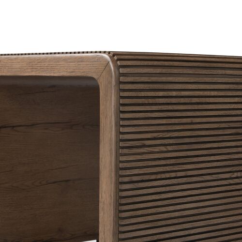 Maisie Reeded End Table, Rustic Grey 8 Maisie Reeded End Table, Rustic Grey