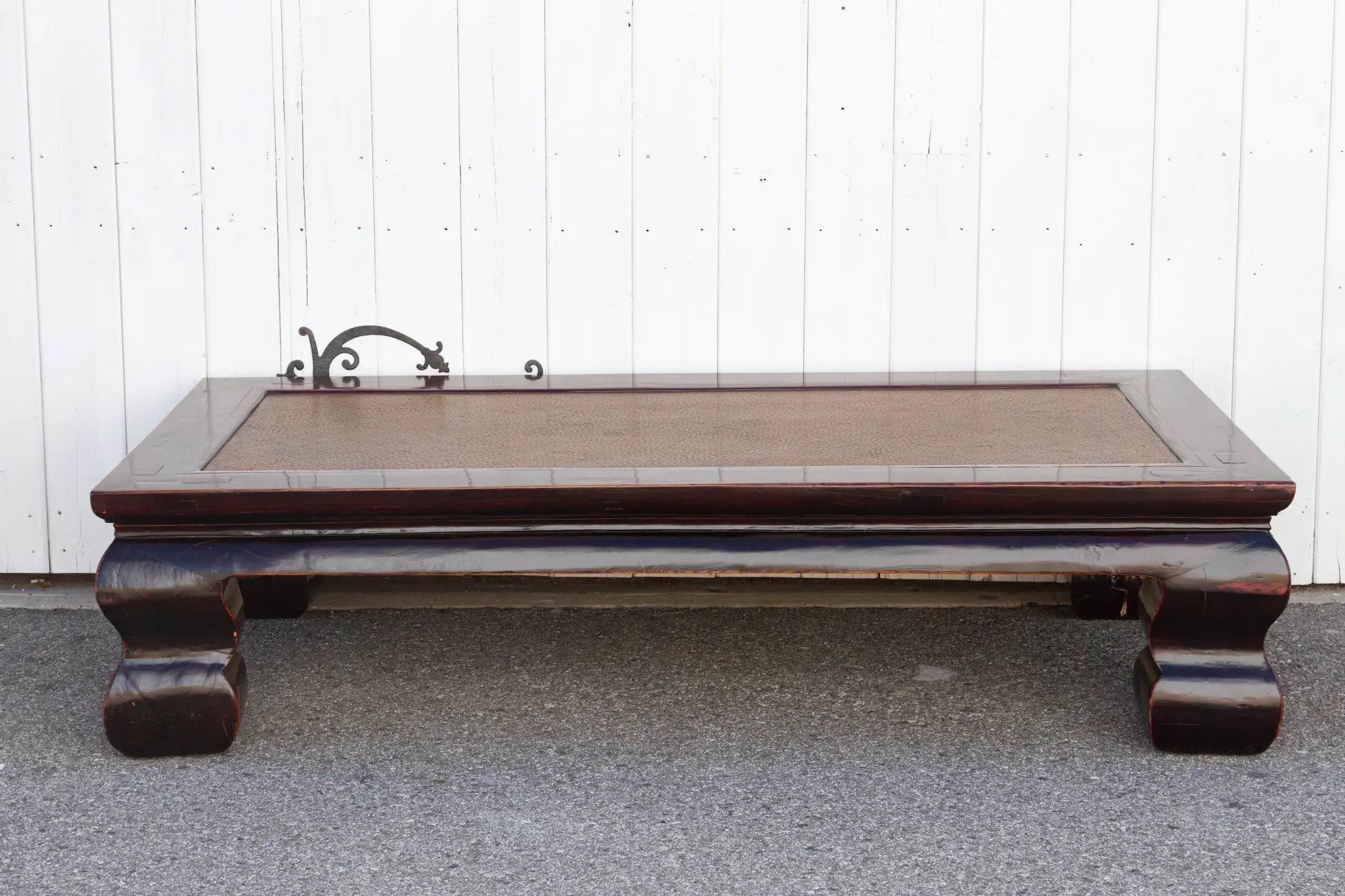 Large Elm and Rattan Coffee Table 3 Large Elm and Rattan Coffee Table