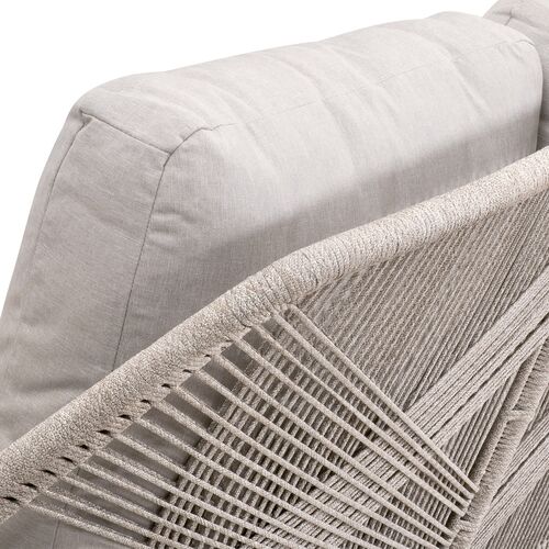 Easton Outdoor 79" Rope Sofa, Performance Pumice/Gray Teak 7 Easton Outdoor 79" Rope Sofa, Performance Pumice/Gray Teak