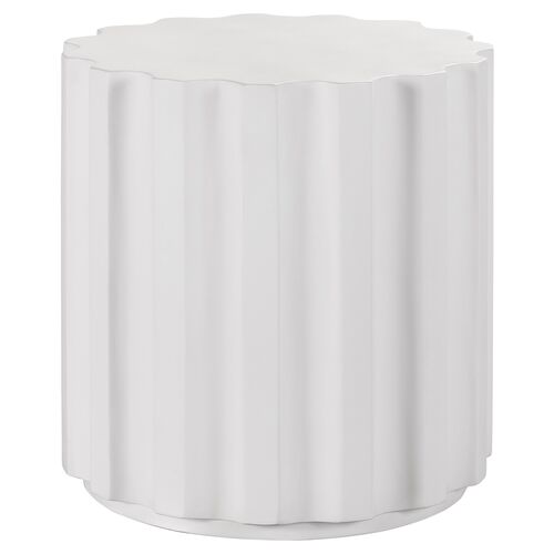 Coastal Living Azores Outdoor Side Table, White 1 Coastal Living Azores Outdoor Side Table, White