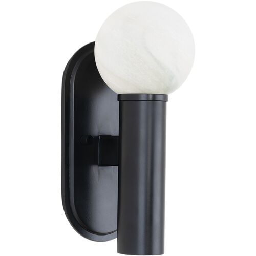 Dion Globe Outdoor Wall Sconce, Black 1 Dion Globe Outdoor Wall Sconce, Black