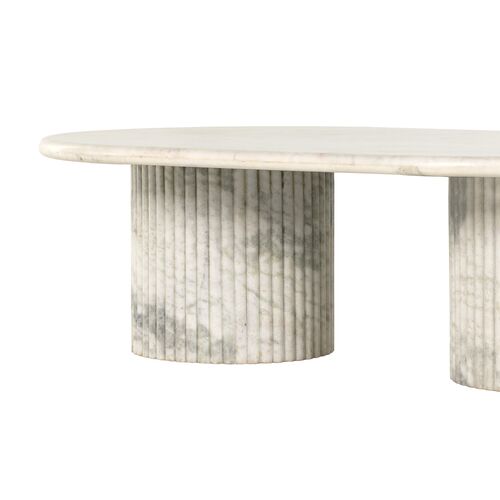 Kamden Fluted Marble Coffee Table 12 Kamden Fluted Marble Coffee Table