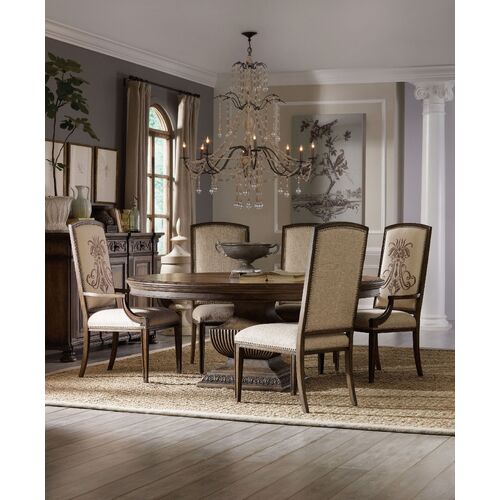 Rhapsody Round Dining Table, Walnut 2 Rhapsody Round Dining Table, Walnut