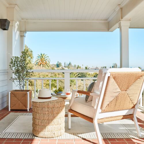 Fay Outdoor Rug, Taupe/White 7 Fay Outdoor Rug, Taupe/White