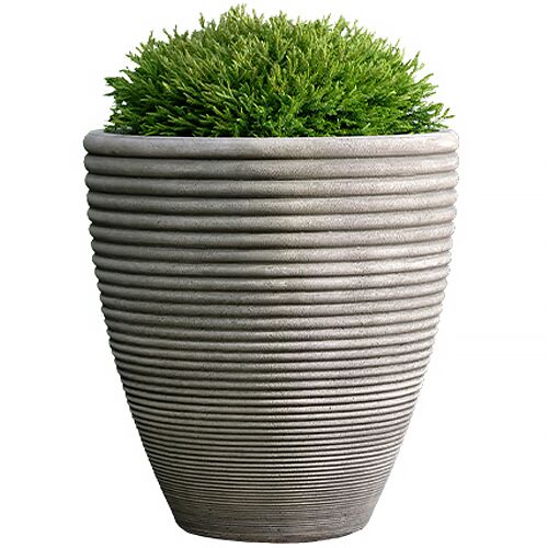 Bibendum Planter, Alpine Stone