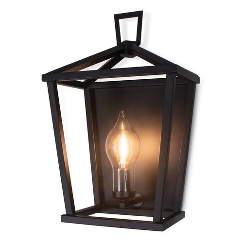 Hampton Outdoor Sconce, Black 1 Hampton Outdoor Sconce, Black