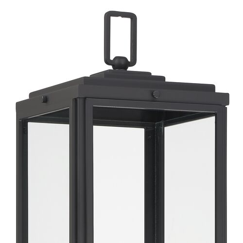 Byron 3-Light Outdoor Post Light, Matte Black 3 Byron 3-Light Outdoor Post Light, Matte Black