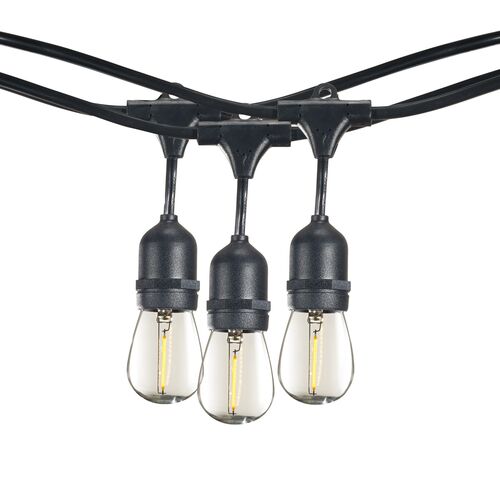 Caleb 10-Pc String Lights, Black