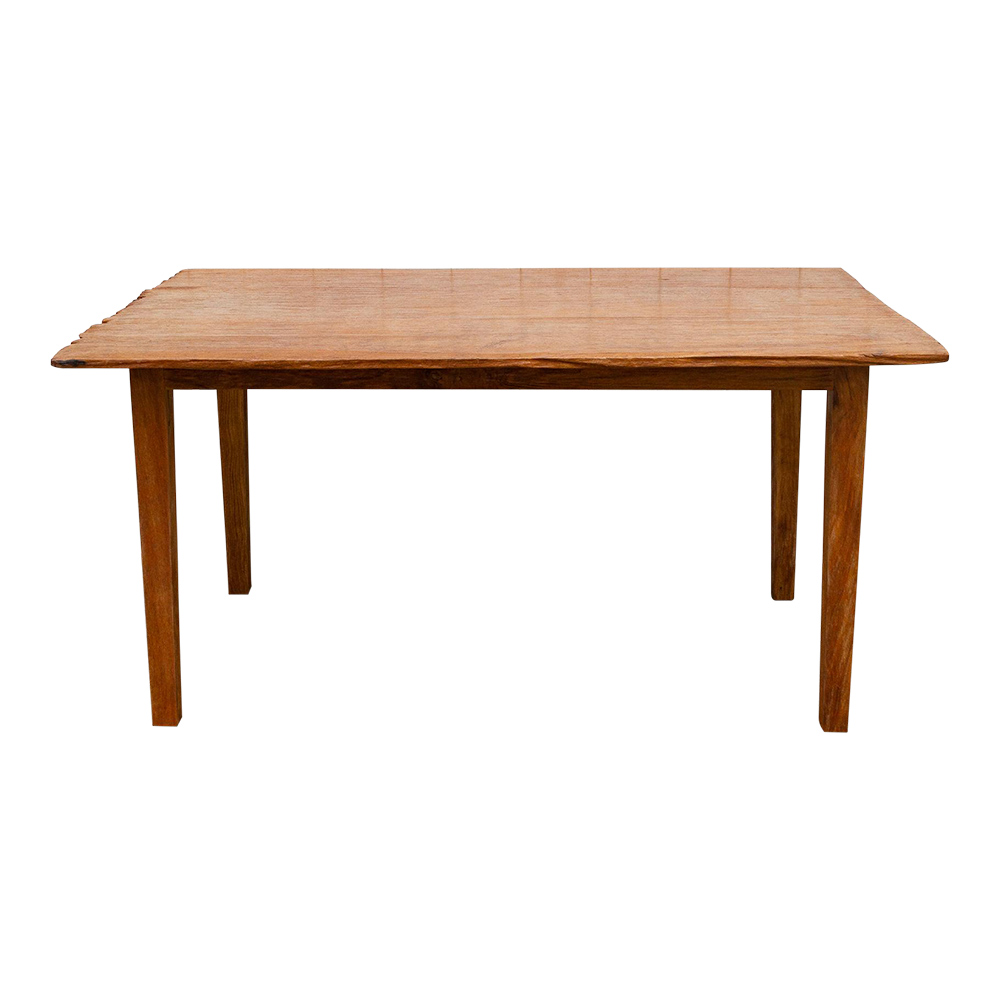 Live Edge Teak Kitchen Dining Table 1 Live Edge Teak Kitchen Dining Table