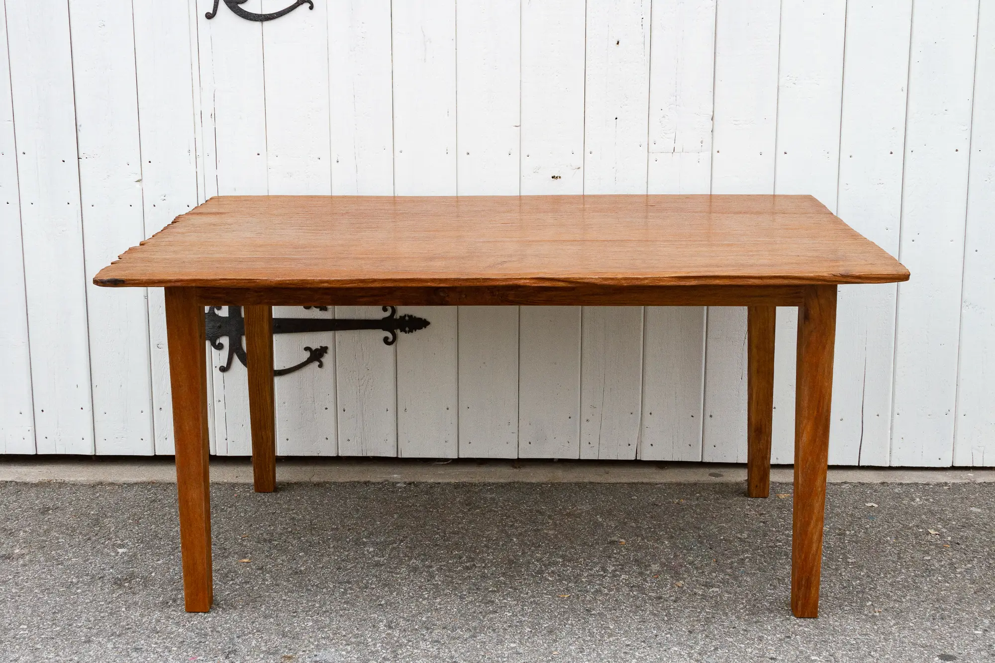 Live Edge Teak Kitchen Dining Table 3 Live Edge Teak Kitchen Dining Table