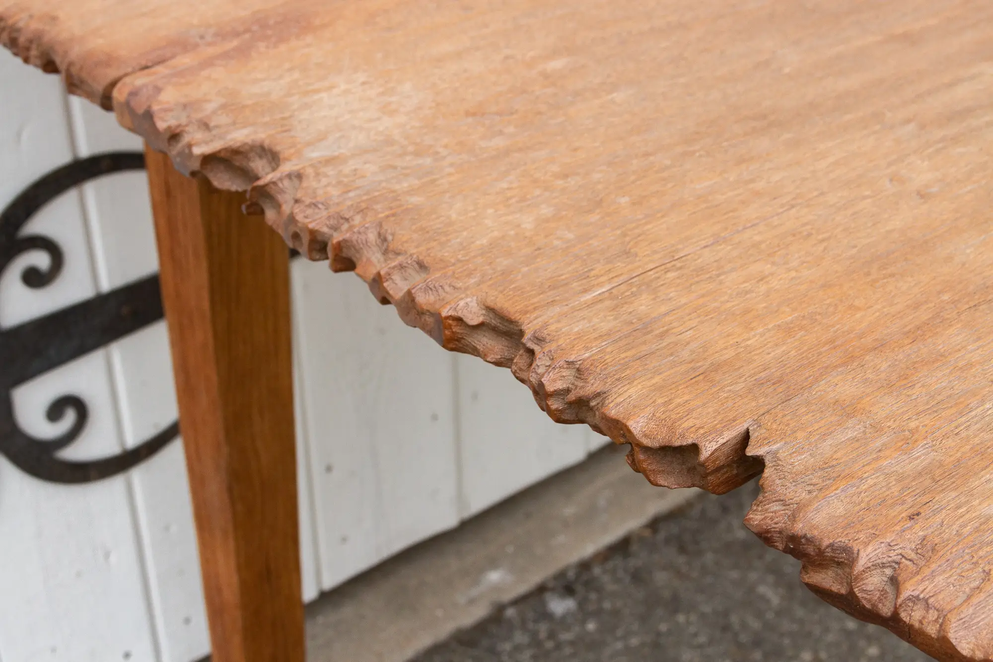 Live Edge Teak Kitchen Dining Table 6 Live Edge Teak Kitchen Dining Table