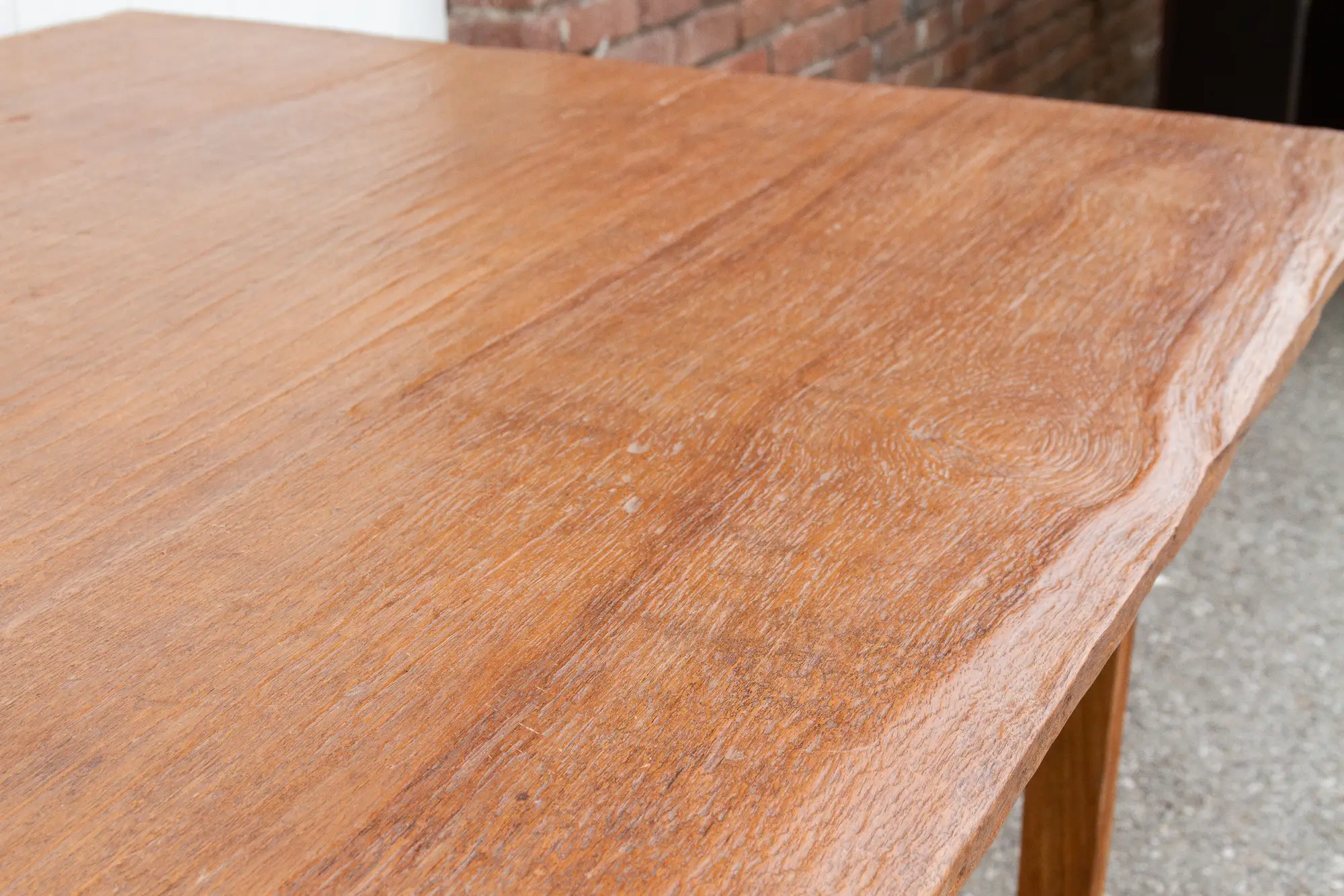 Live Edge Teak Kitchen Dining Table 7 Live Edge Teak Kitchen Dining Table