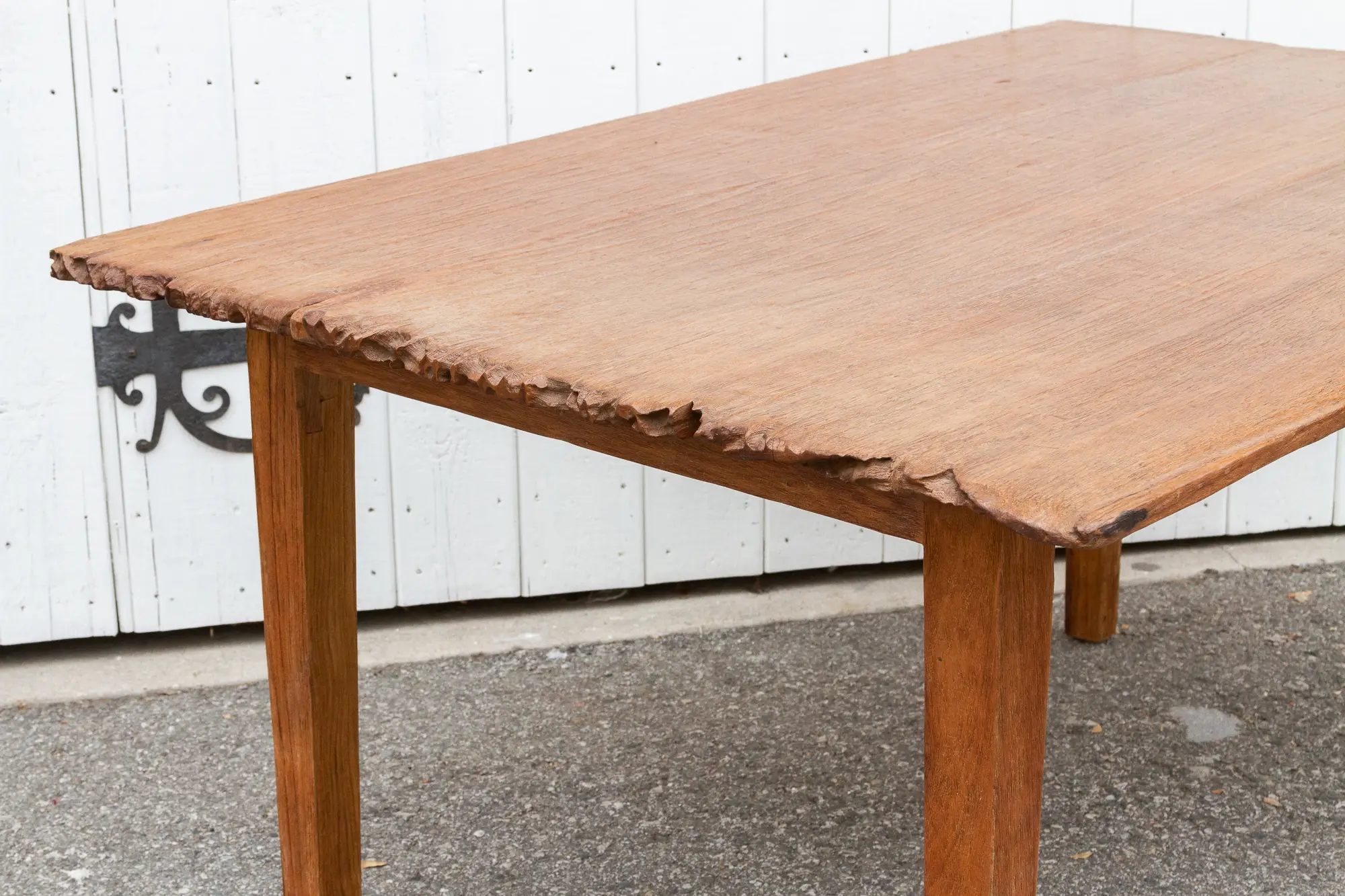 Live Edge Teak Kitchen Dining Table 9 Live Edge Teak Kitchen Dining Table