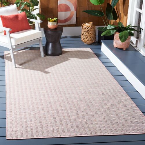 Hampton Outdoor Rug, Light Pink/Multi 2 Hampton Outdoor Rug, Light Pink/Multi