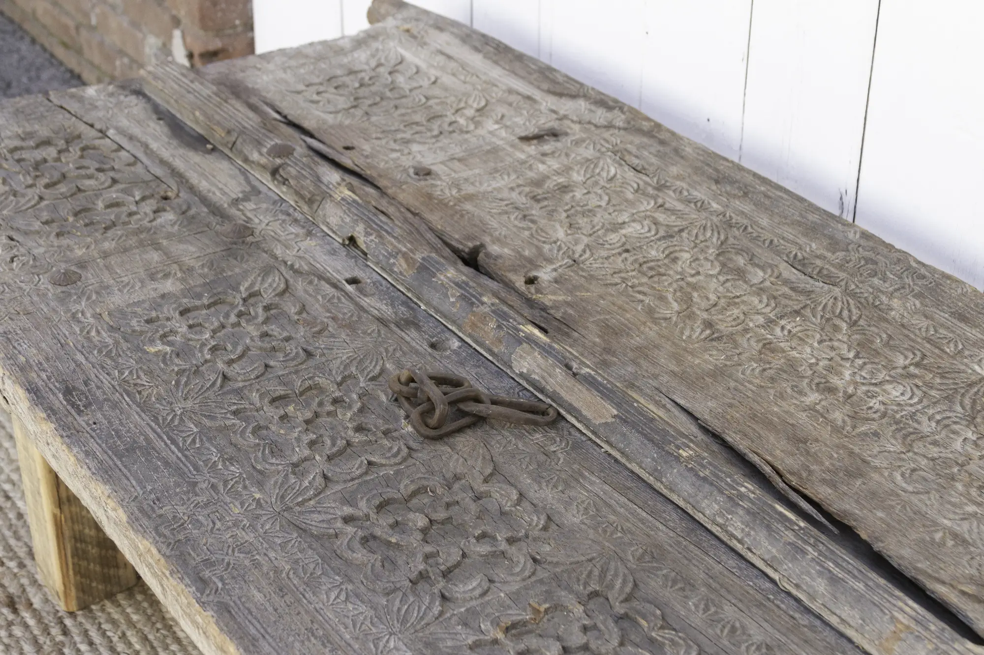 Rare Swat Valley Carved Coffee Table 6 Rare Swat Valley Carved Coffee Table