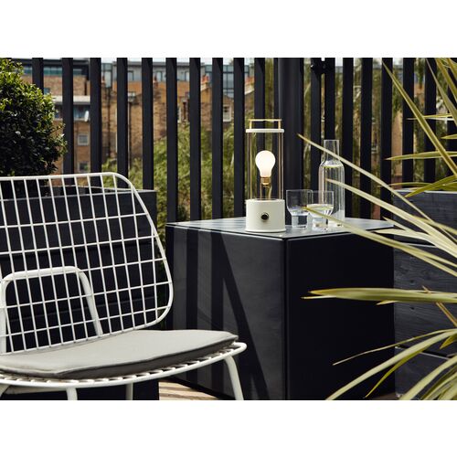 Muse Portable Indoor/Outdoor Lantern, Candlenut White 11 Muse Portable Indoor/Outdoor Lantern, Candlenut White