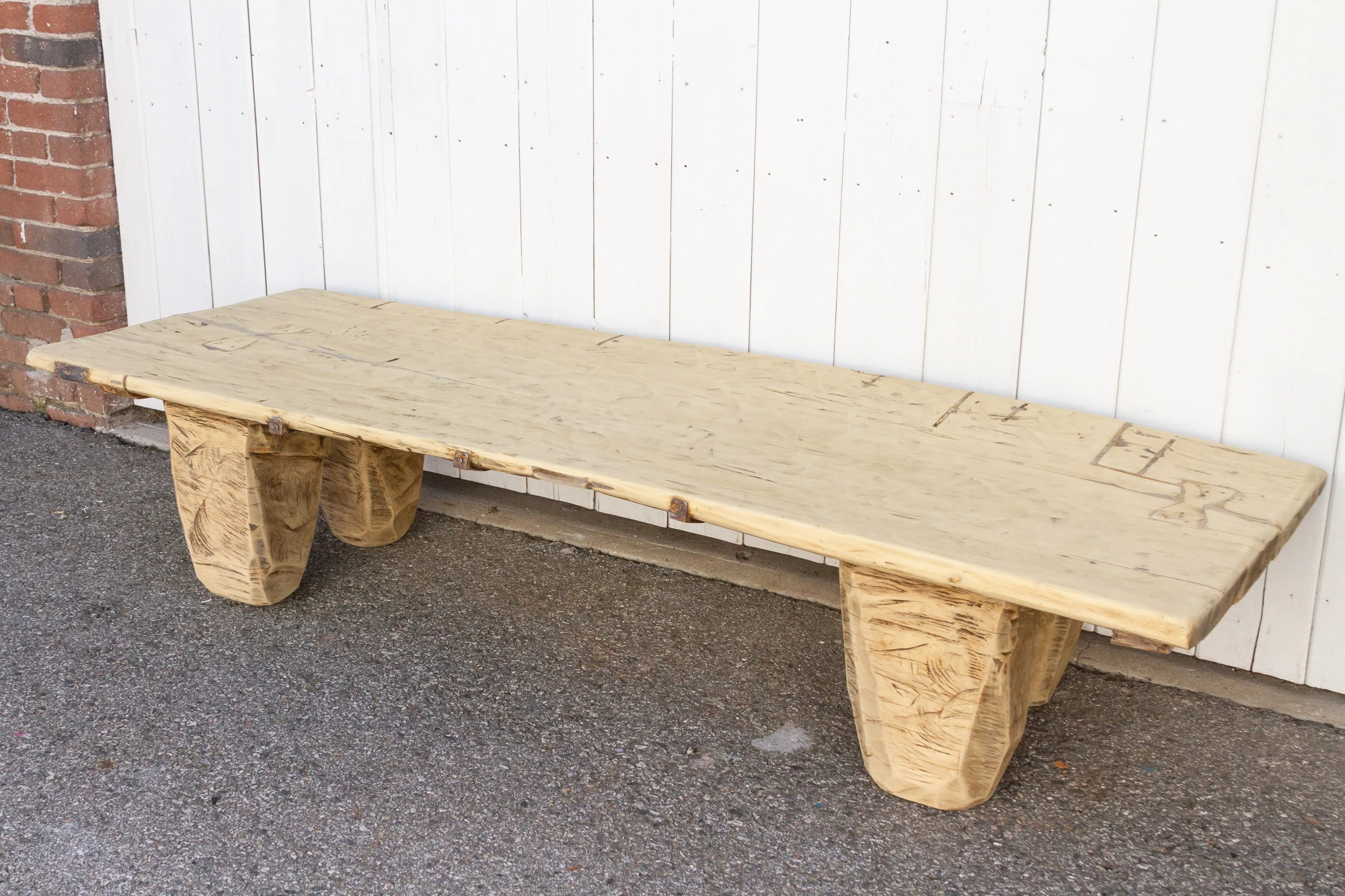 Antique Bleached Wood Naga Table 3 Antique Bleached Wood Naga Table