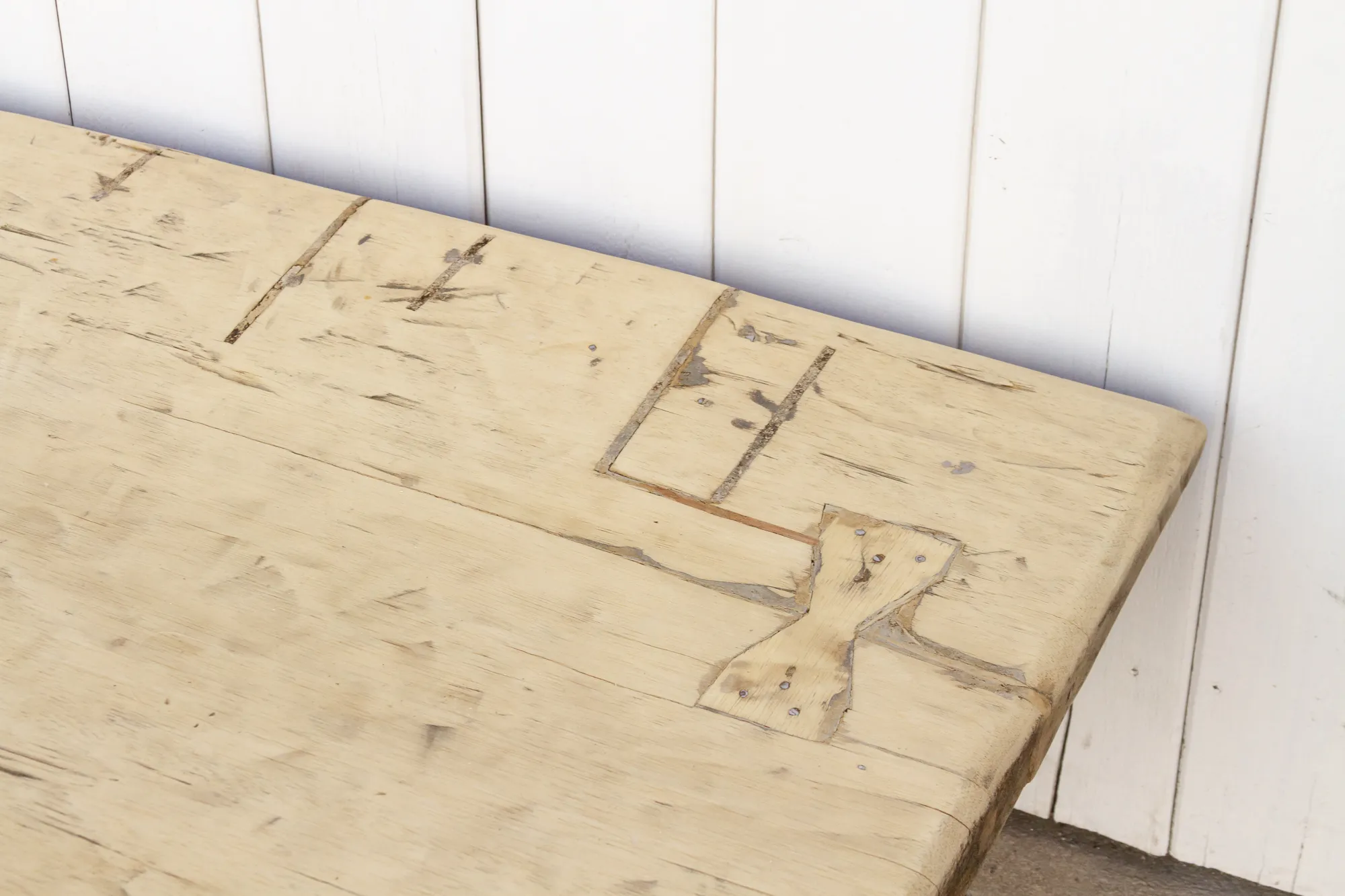 Antique Bleached Wood Naga Table 5 Antique Bleached Wood Naga Table