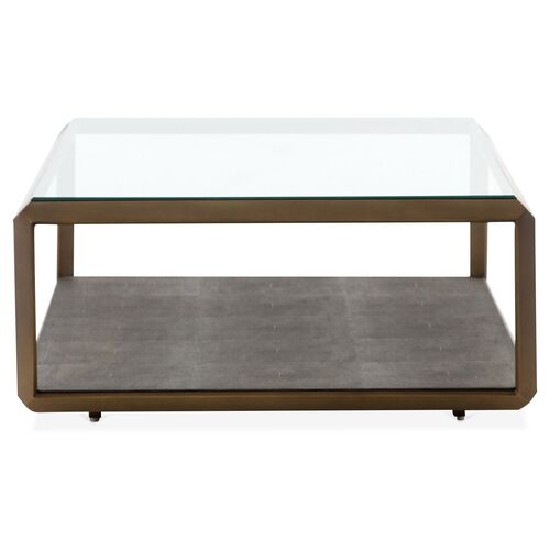 Anne Coffee Table, Gray Shagreen 3 Anne Coffee Table, Gray Shagreen