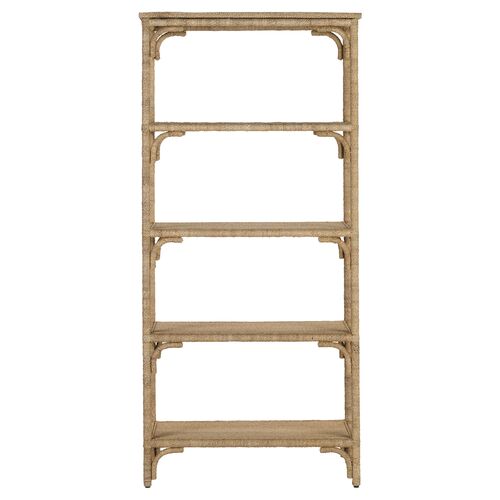 Olisa Rope Etagere, Natural/Washed Wood 2 Olisa Rope Etagere, Natural/Washed Wood